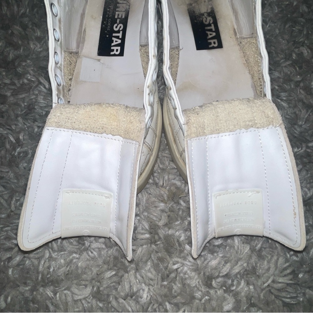 Authentic Golden Goose Pure -Star Sneakers 37 Women Pink/White - Picture 9 of 14